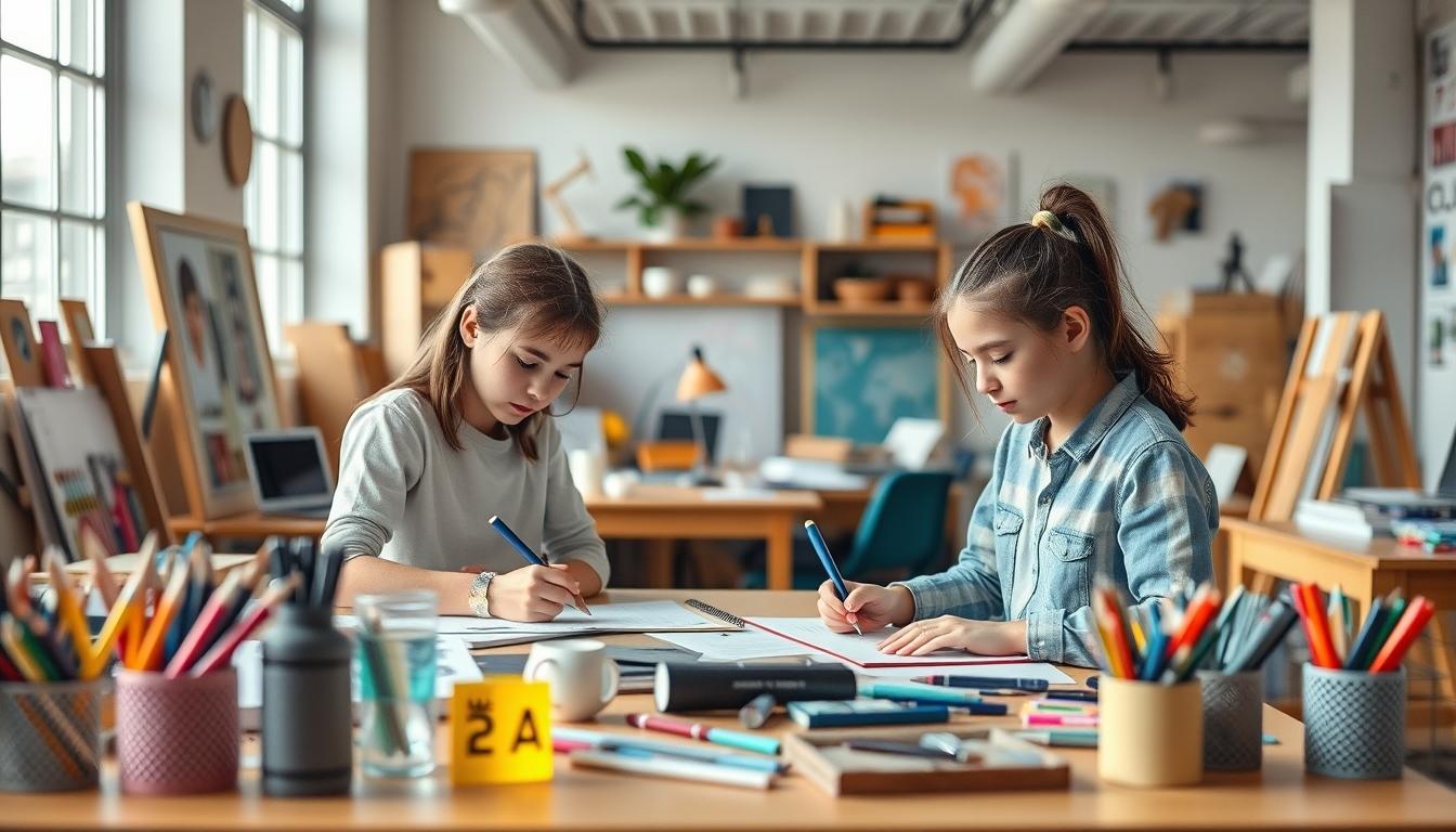 Student using online courses for flexible education