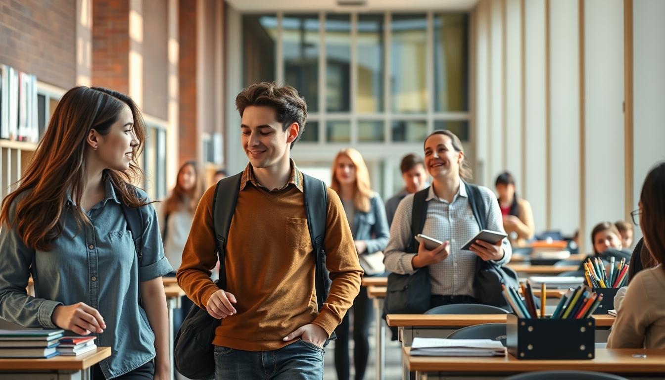Structured study materials and learning resources on a desk